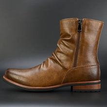Heritage Leather Side-Zip Boots
