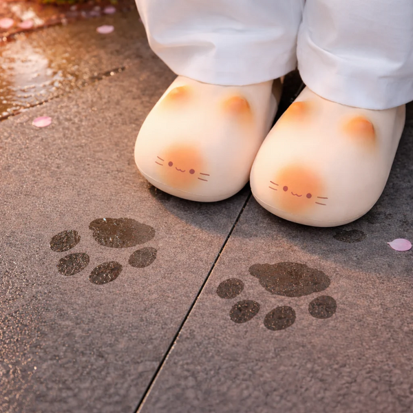 Paw Print Slippers